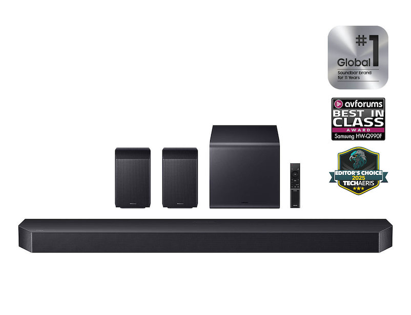 Q-series Soundbar HW-Q990F 11.1.4 ch Subwoofer & Rear Speaker (2025)